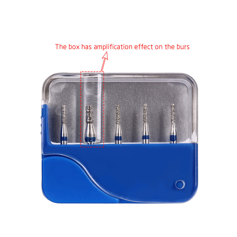 AZDENT Dental Diamond Burs For High Speed Handpiece Medium FG 1.6MM 20 Boxes
