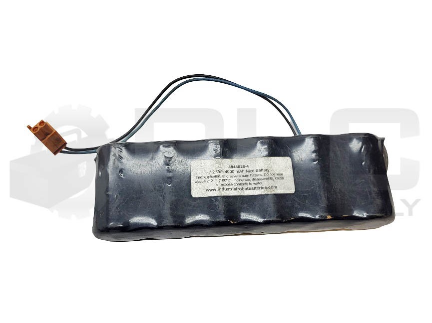 INDUSTRIAL ROBOT BATTERIES 4944026-4 7.2V 4000MAH NICD BATTERY
