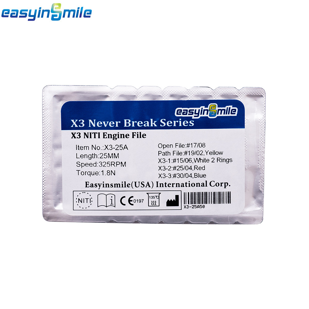 Dental Endo NITI Rotary Files X3 Root canal Taper Endodontica Bioceramic Sealer