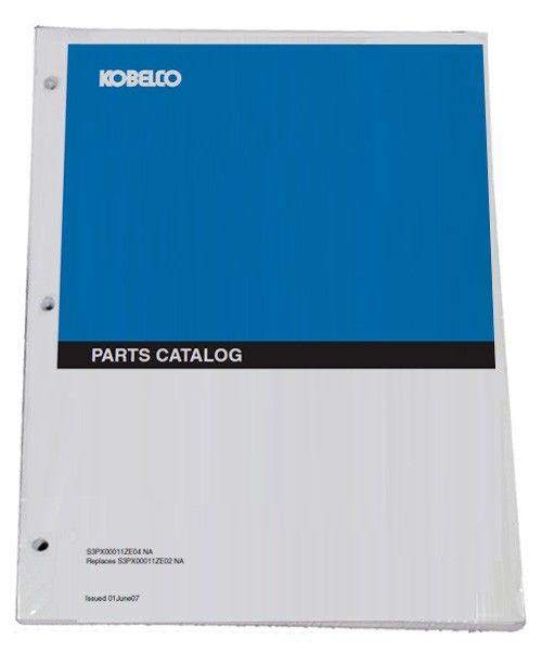 Kobelco SK200IV SK200LCIV Excavator Parts Catalog Manual – Part# 2421R418D1