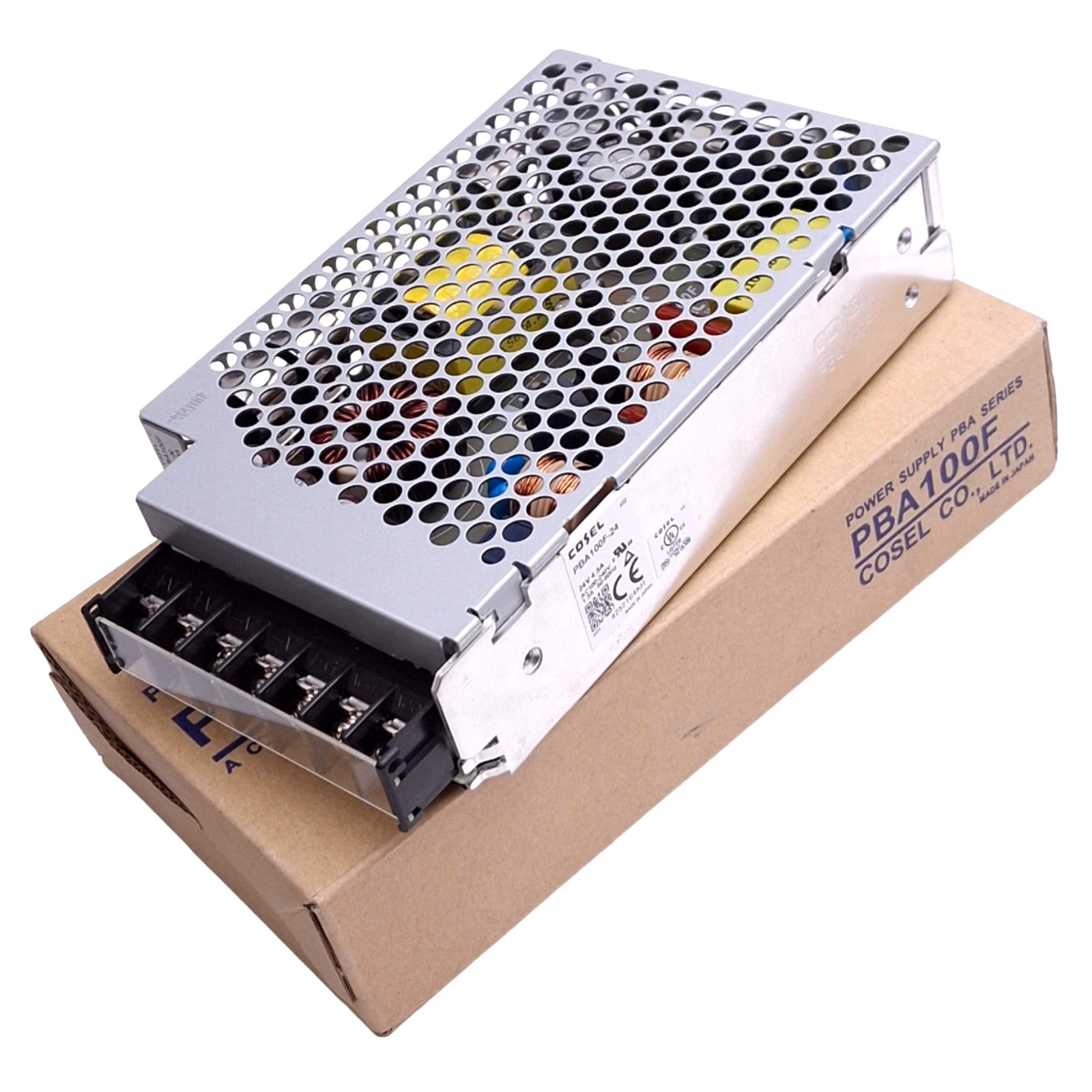 Cosel PBA100F-24 Power Supply, 100-240VAC In, 24VDC 4.5A Out, 100W Max