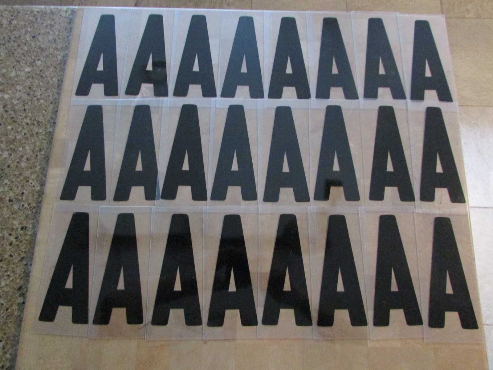 Changeable Sign Letters 6″ Letter Printed on 7″ Panel 448 Pieces