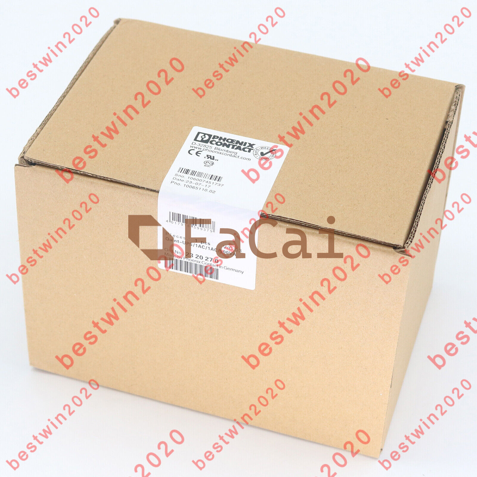 1PCS Phoenix Power Supply 2320270 QUINT-UPS/1AC/1AC/500VA NEW