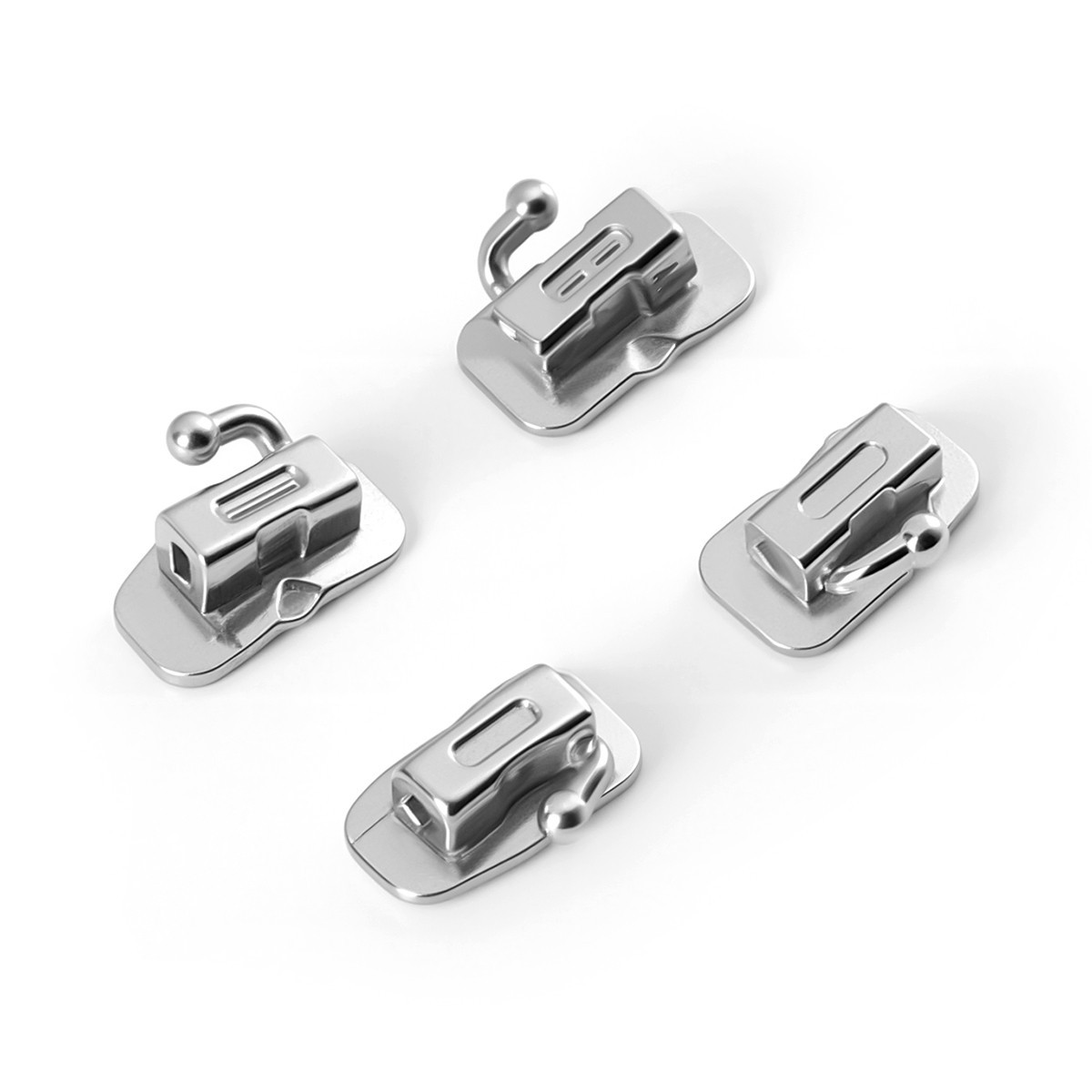AZDENT Dental Ortho MIM Self Ligating Bracket Mini Roth.022 Hooks +Buccal Tube