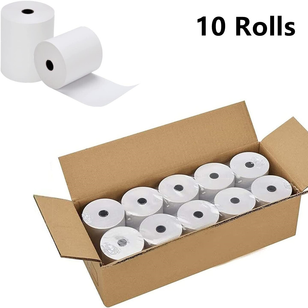 3-1/8″ x 230′ Thermal Paper Rolls Cash Register POS Receipt Paper 10-40 Rolls
