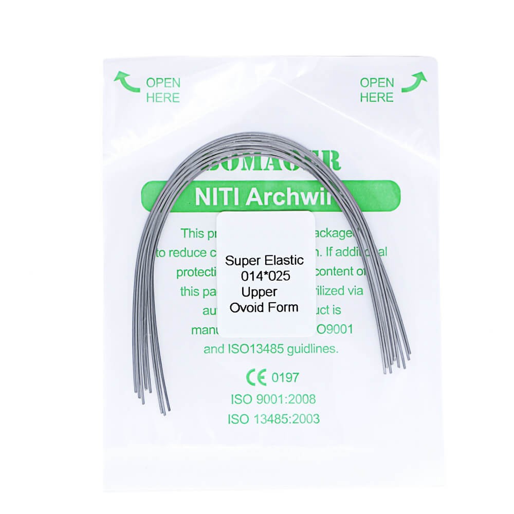 30×Dental Orthodontic Super Elastic Ni-Ti Arch Rectangular Wire Oval 14×25 Upper