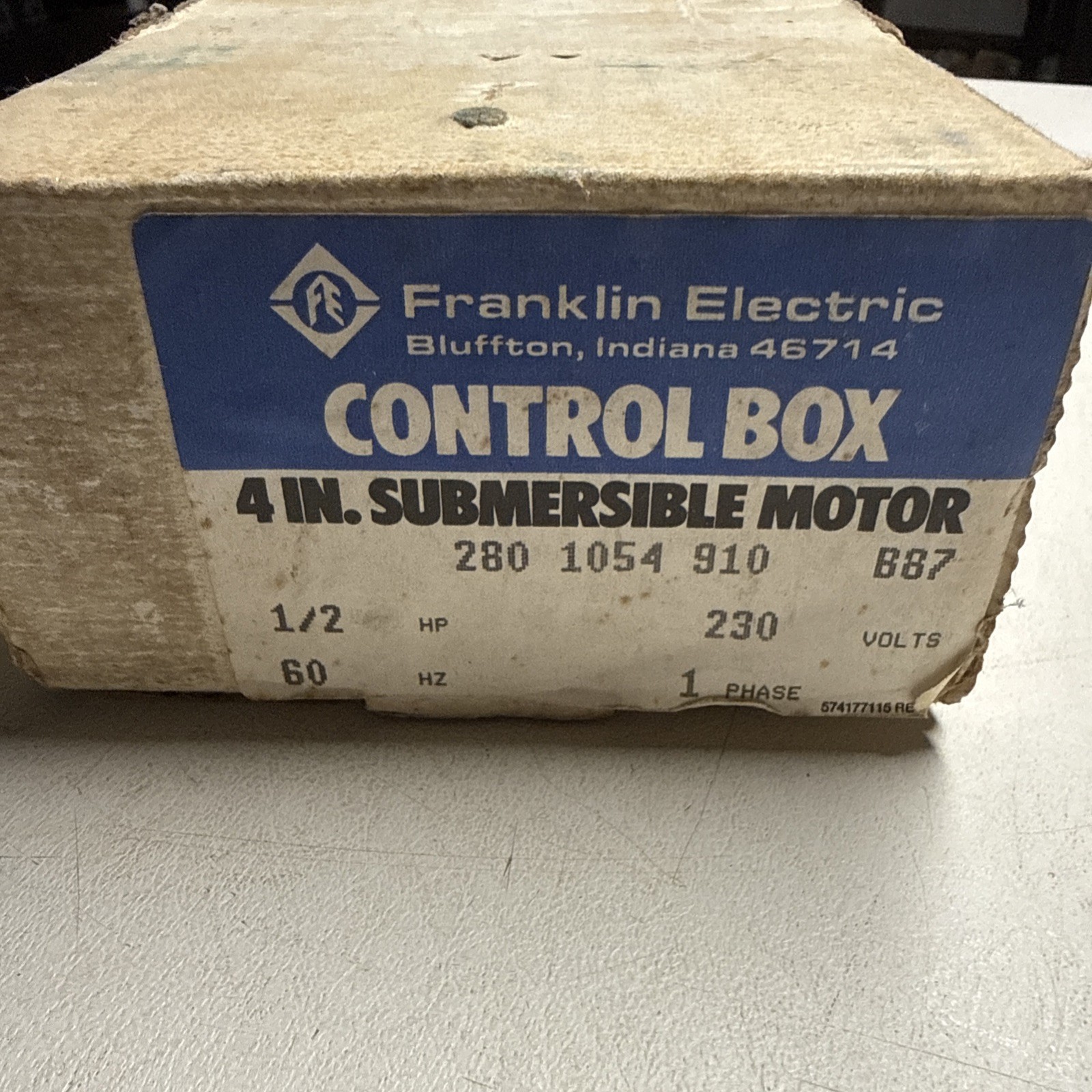 Franklin Electric ￼ Submersible Motor Control 2801054910
