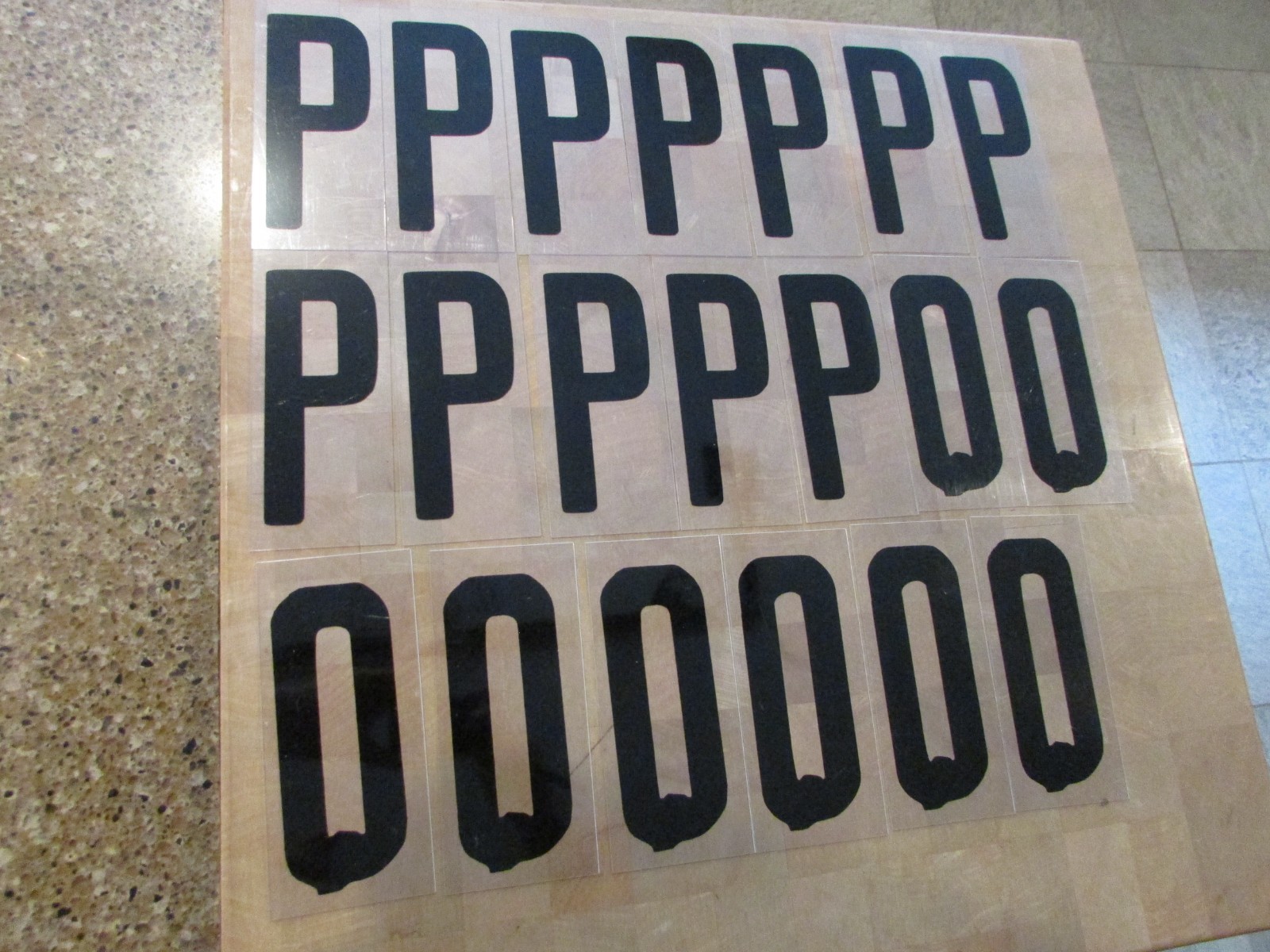 Changeable Sign Letters 6″ Letter Printed on 7″ Panel 448 Pieces