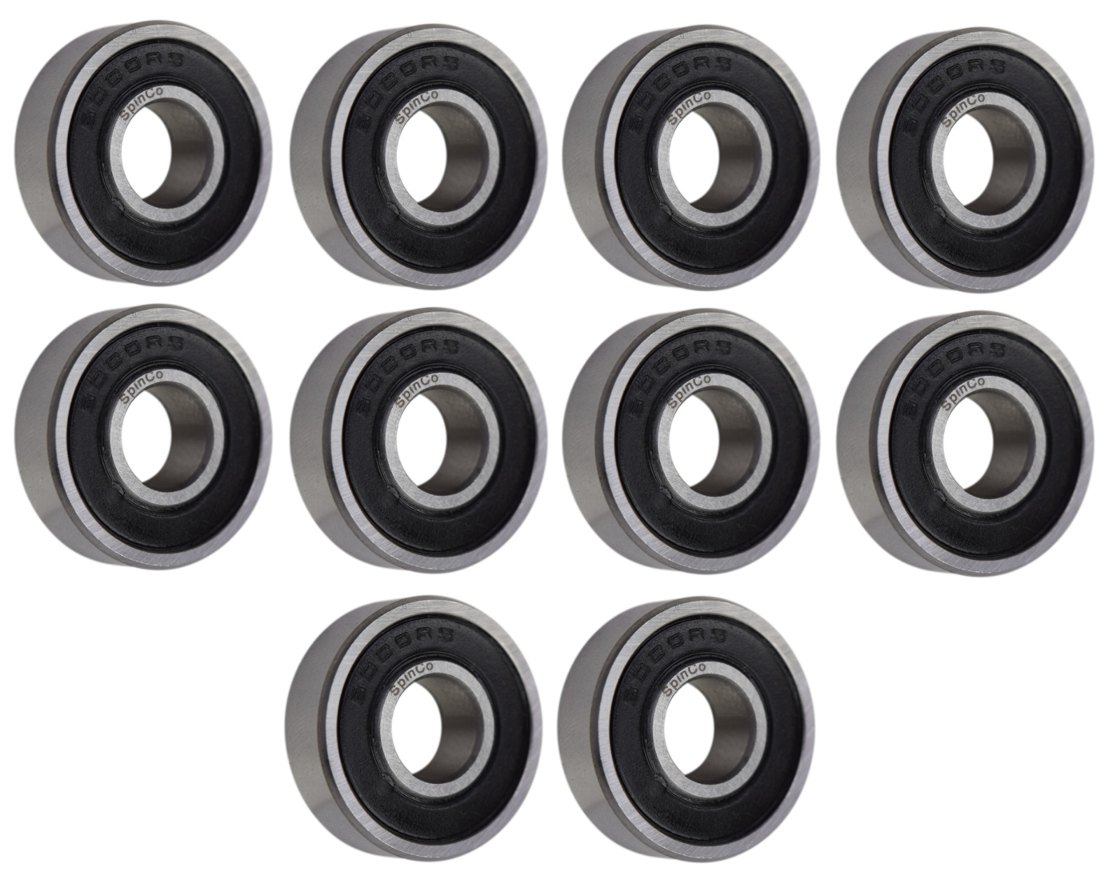 (10 Each) 6000-2RS, 6000LLU, 6000DDU Sealed Radial Ball Bearing 10X26X8 SpinCo