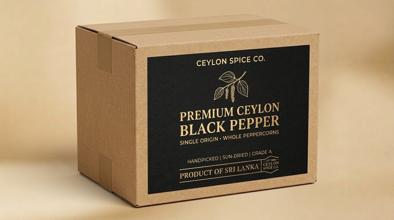 Premium Ceylon Black Pepper Whole Peppercorn Bulk Fresh Sri Lanka25lbs or 400 oz