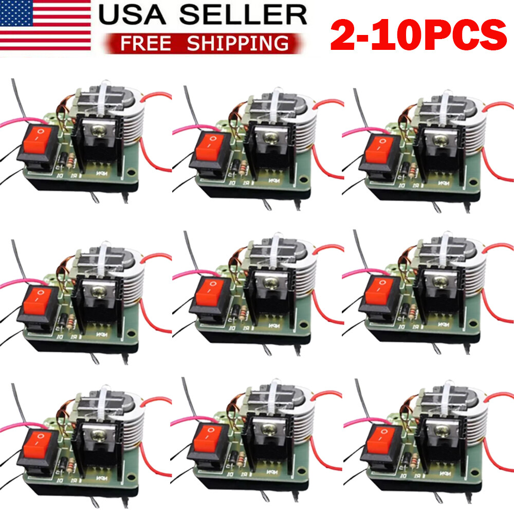 2-10Pcs 15KV High Voltage Inverter Generator Spark Arc Ignition Coil Module 3.7V