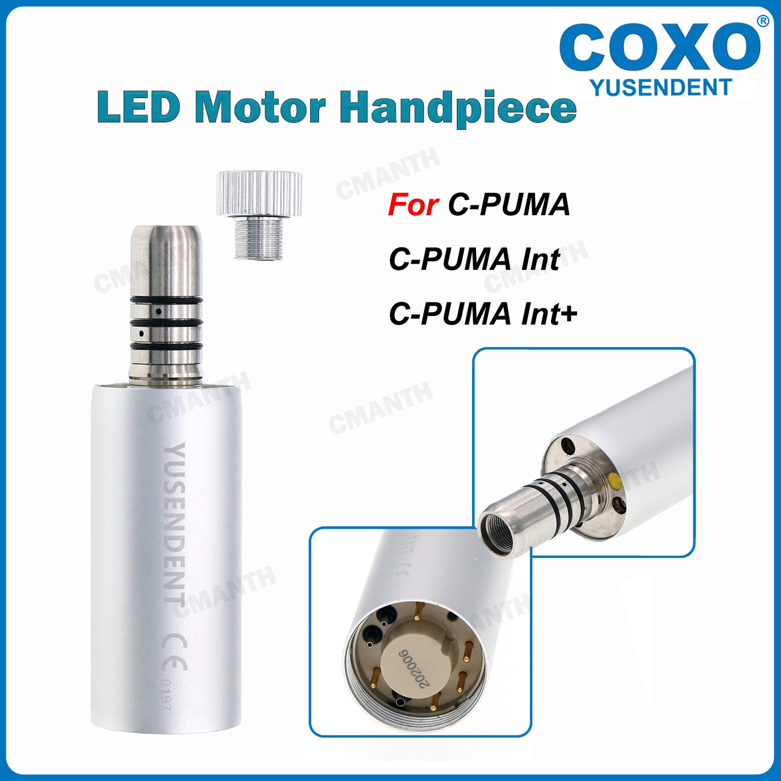 COXO Dental Electric LED Micro Motor Built-in Replace Micromotor For C-PUMA Int+