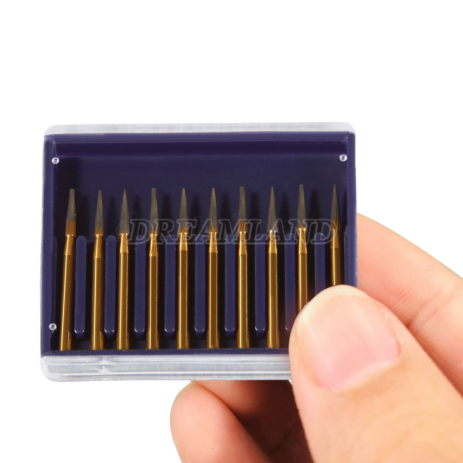 Dental Trimming / Finishing Drills Tungsten CARBIDE Burs Flame Shape FG7901