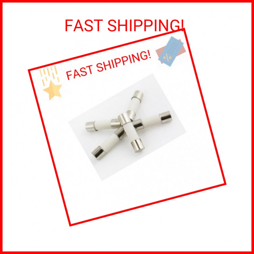 Divine Lighting 500mA (0.5A Amp) GMA Glass Fuses, 5x20mm (0.20 x 0.79inches), 25