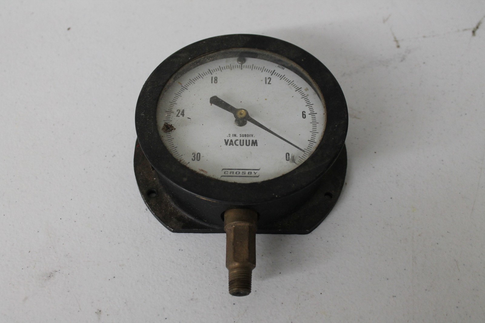 Vintage Crosby 0-30 0.2 Inch Subdiv Vacuum 45206 Black
