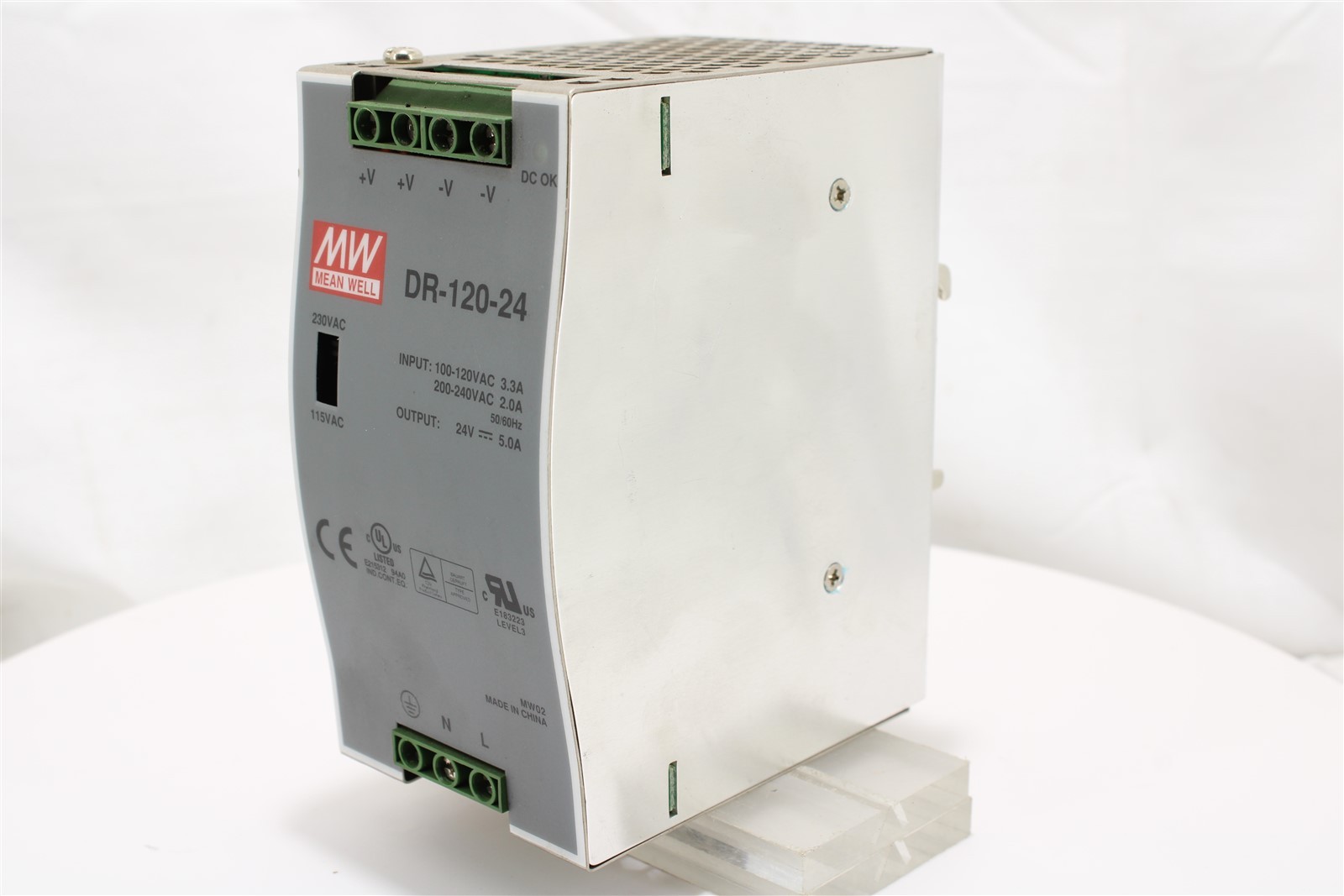 Mean Well DR-120-24 Power Supply | 24V | 5A | 120W | DIN Rail