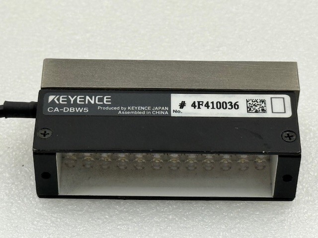 Keyence CA-DBW5 50mm White Bar LED Light Illuminator Used