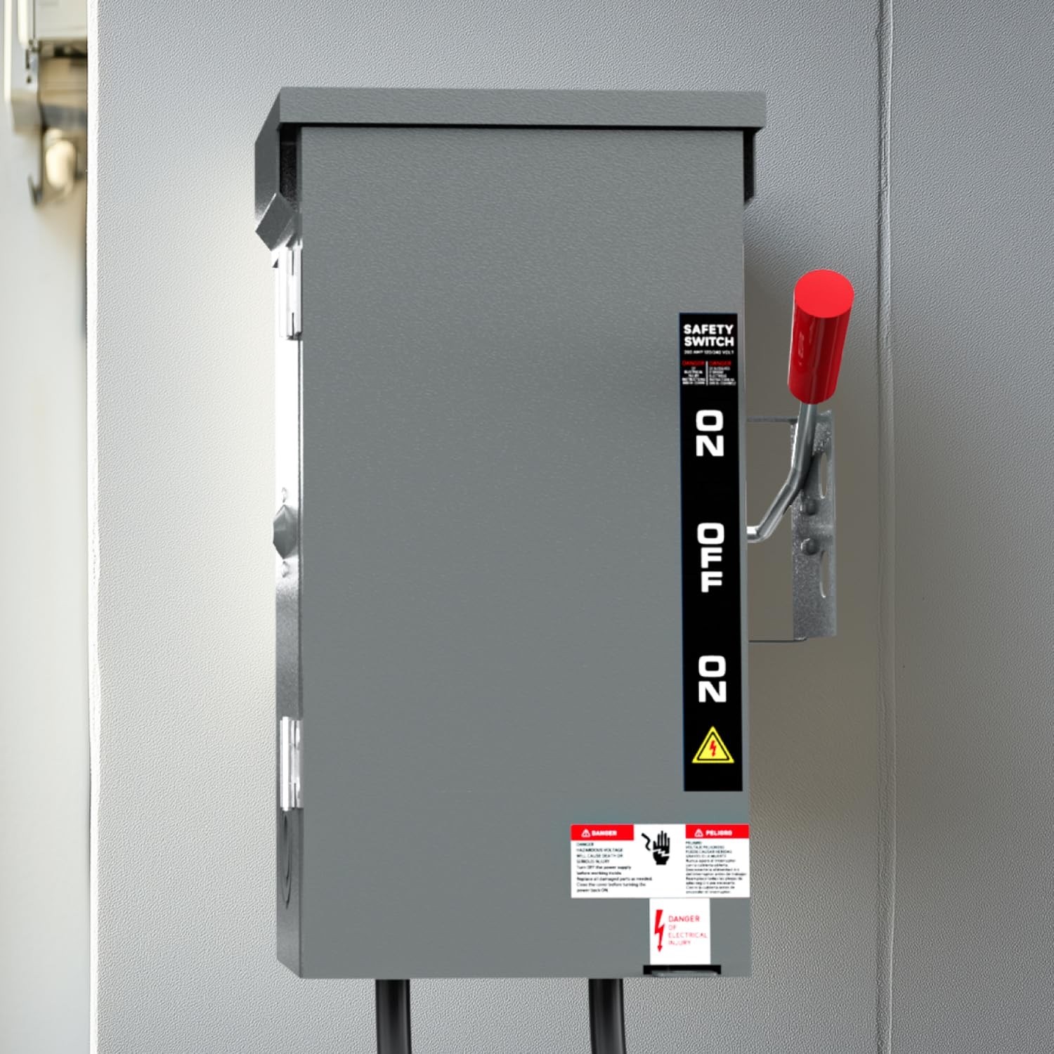 200 Amp Manual Generator Transfer Switch 48000W General Double Throw In/Outdoor