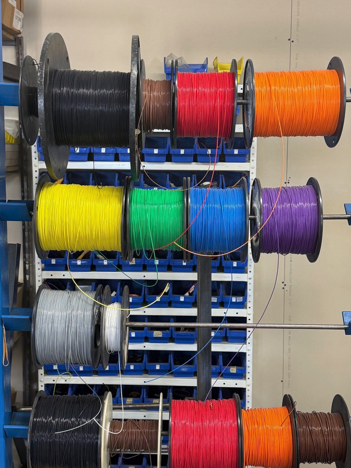 22 AWG teflon wire 19 strand MIL choice of colors, cut @25ft lengths (or more)