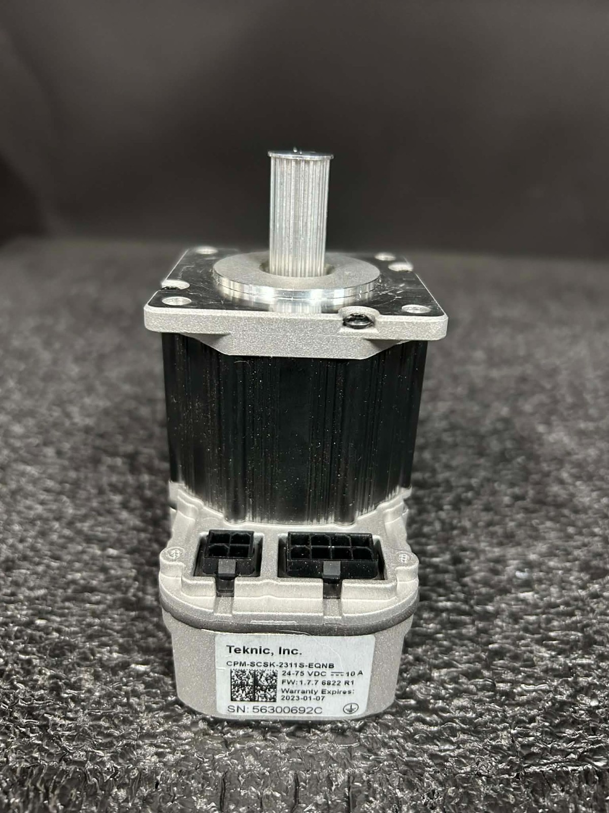 Teknic CPM-SCSK-2311S-EQNB 24-75VDC 10A 4000 RPM 0.16 HP Servo Drive Motor
