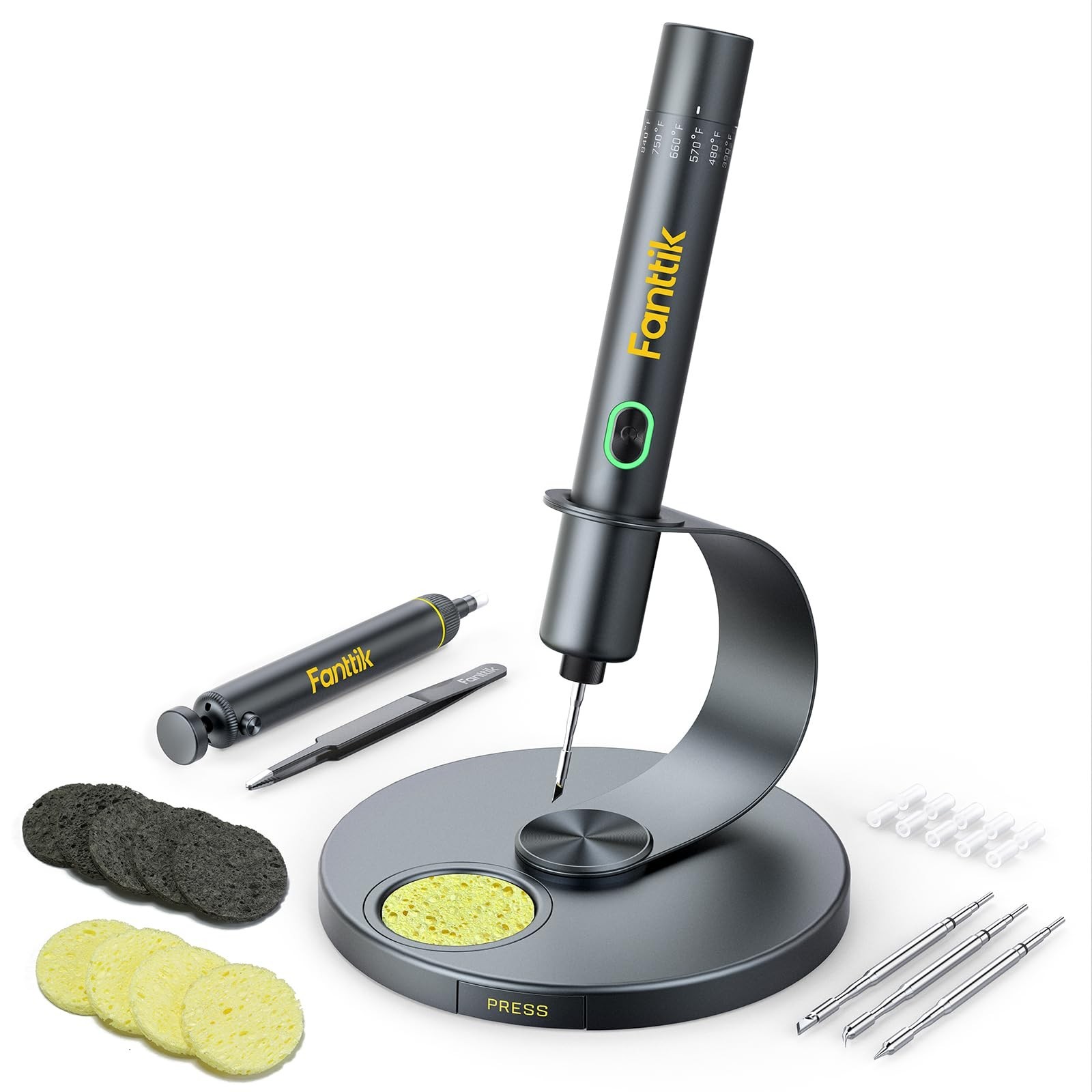Fanttik T1 Max Soldering Iron Kit, Cordless Soldering Iron, 7 Seconds Fast He…