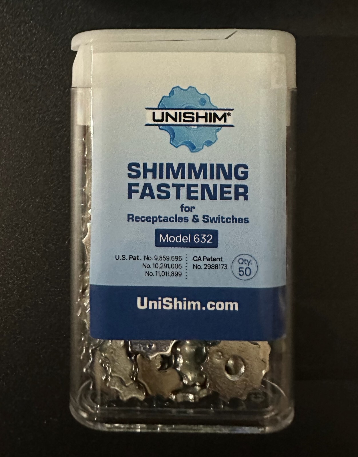 UniShim – Electrical Spacer Shim – 50pk