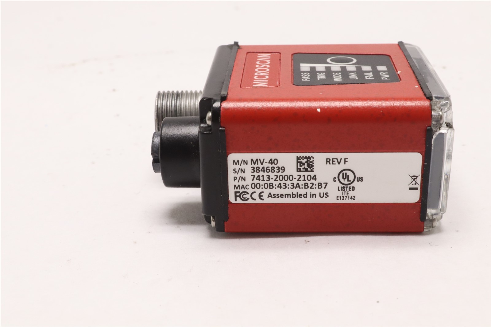 OMRON MICROSCAN MICROHAWK MV-40 7413-2000-2104