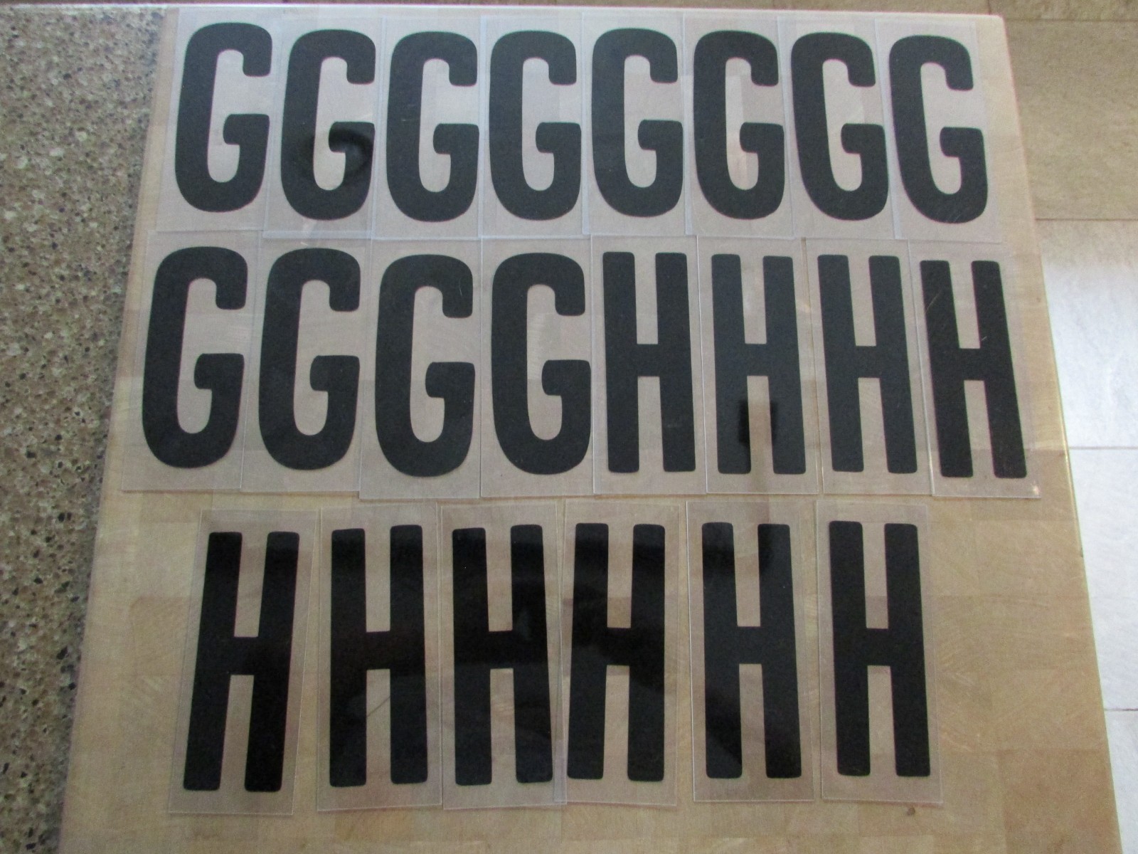 Changeable Sign Letters 6″ Letter Printed on 7″ Panel 448 Pieces