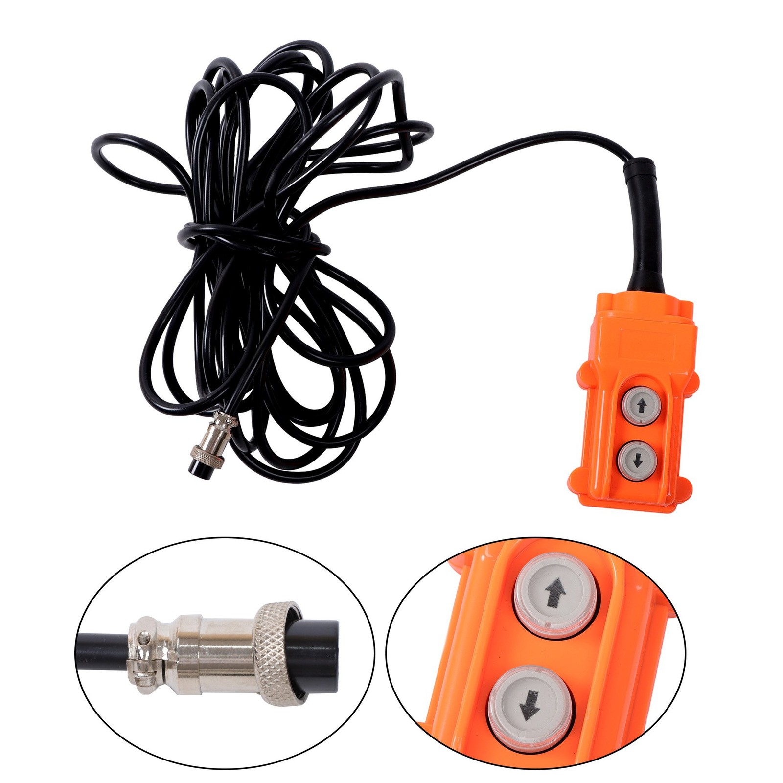 2-in-1 Electric Hoist Winch, 1100 lbs Lift Capacity, 1500W Portable Power Winch