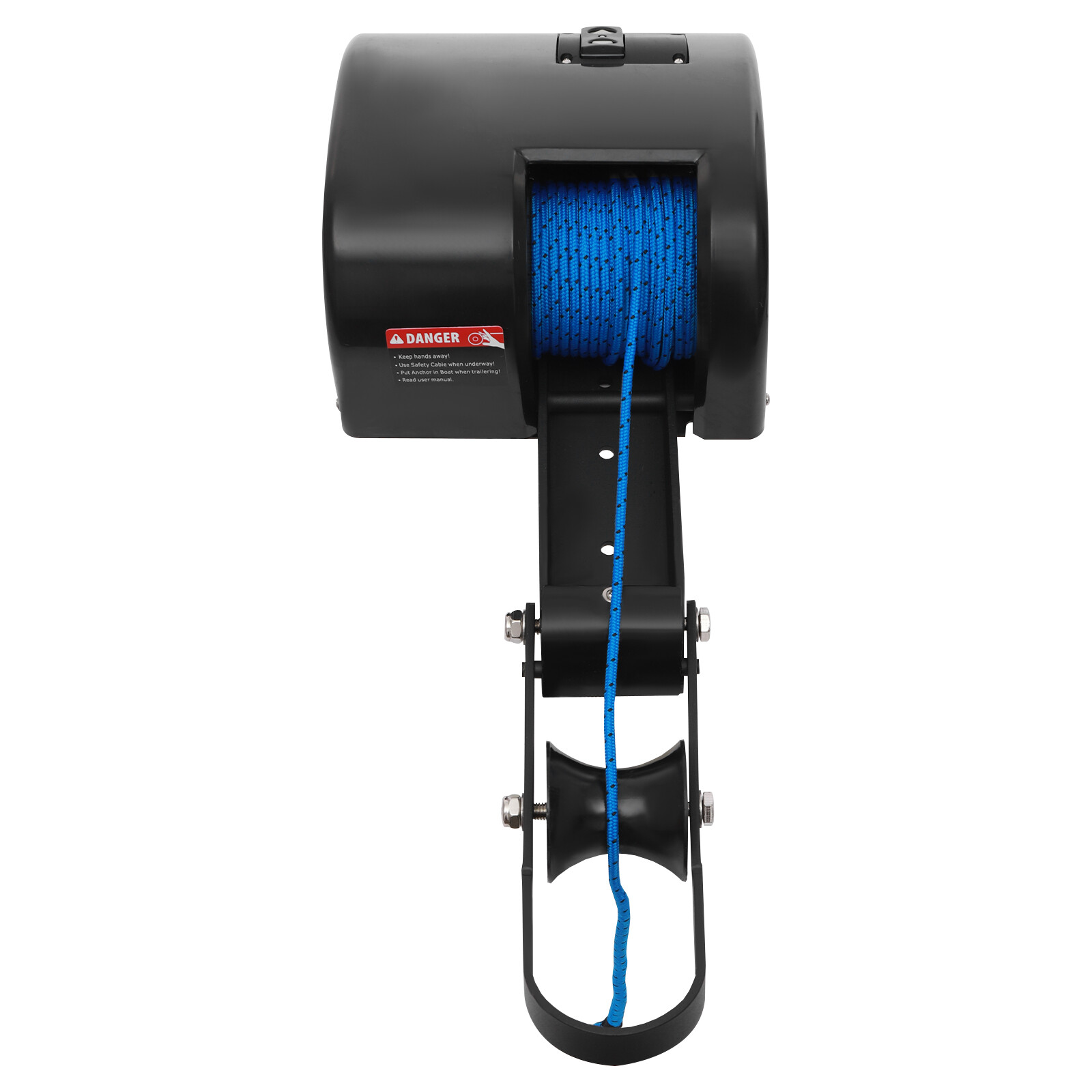 35 LBS Electric Anchor Winch with Roller & Remote Control for Boat Marine Winch