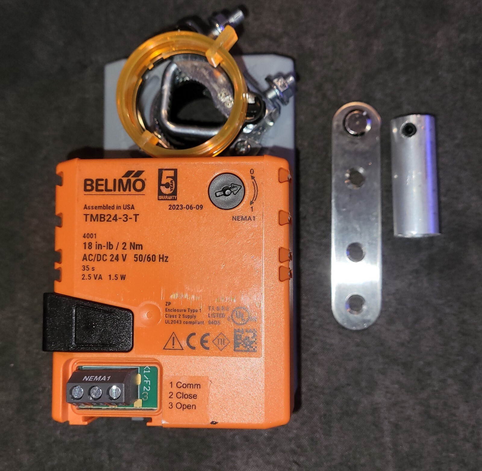 Belimo Kit for Honeywell Zone Damper Motor Replacement