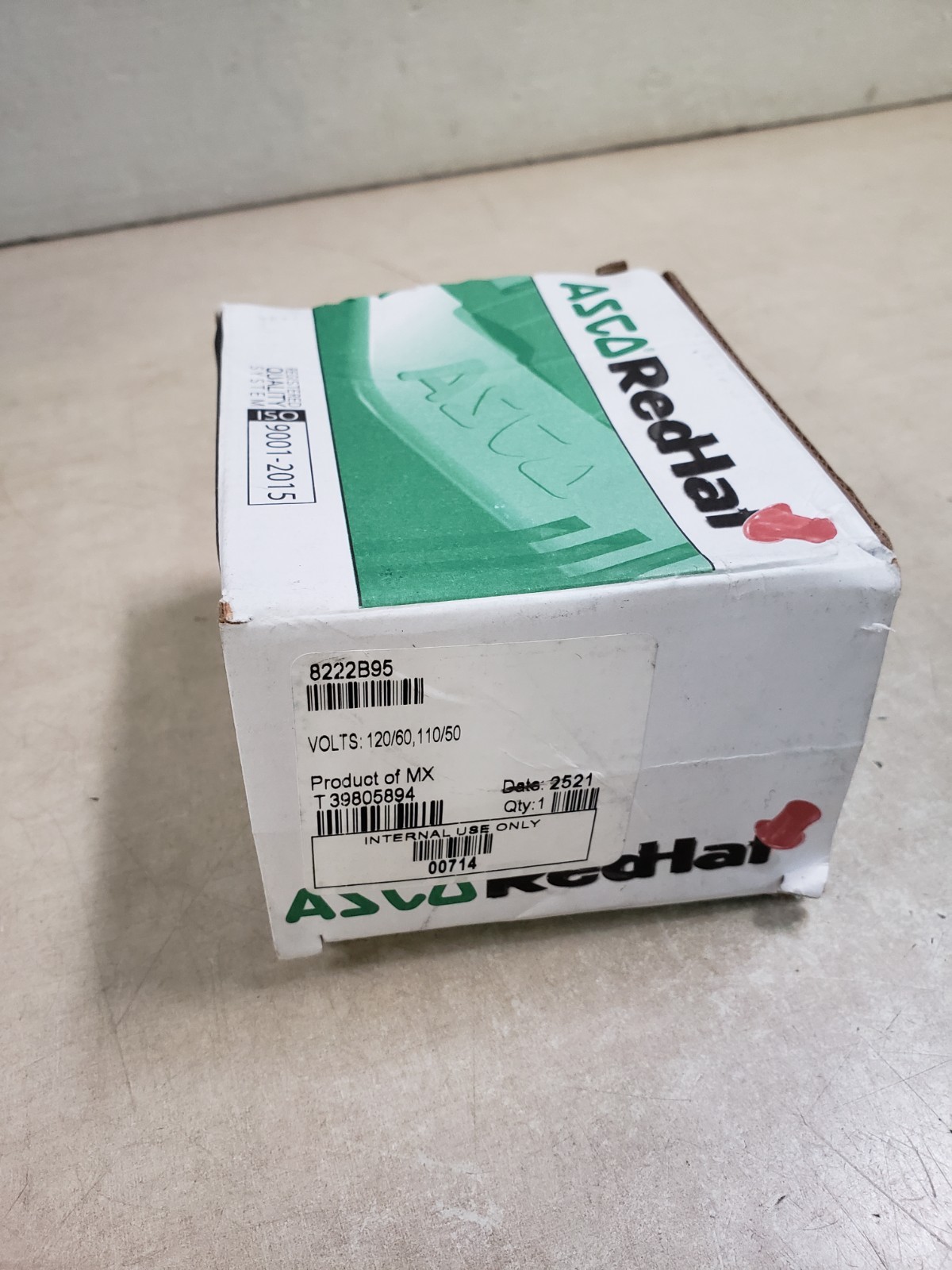 ASCO Steam Solenoid Valve 8222B95, 0-50 PSI, 3/4″ NPT, 120V 60Hz or 110V 50Hz