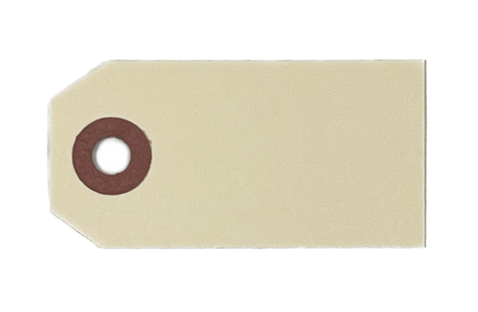 1000- 2 3/4″ x 1 3/8″ Size 1 Blank Manila Inventory Shipping Hang Tag Tags 10 Pt