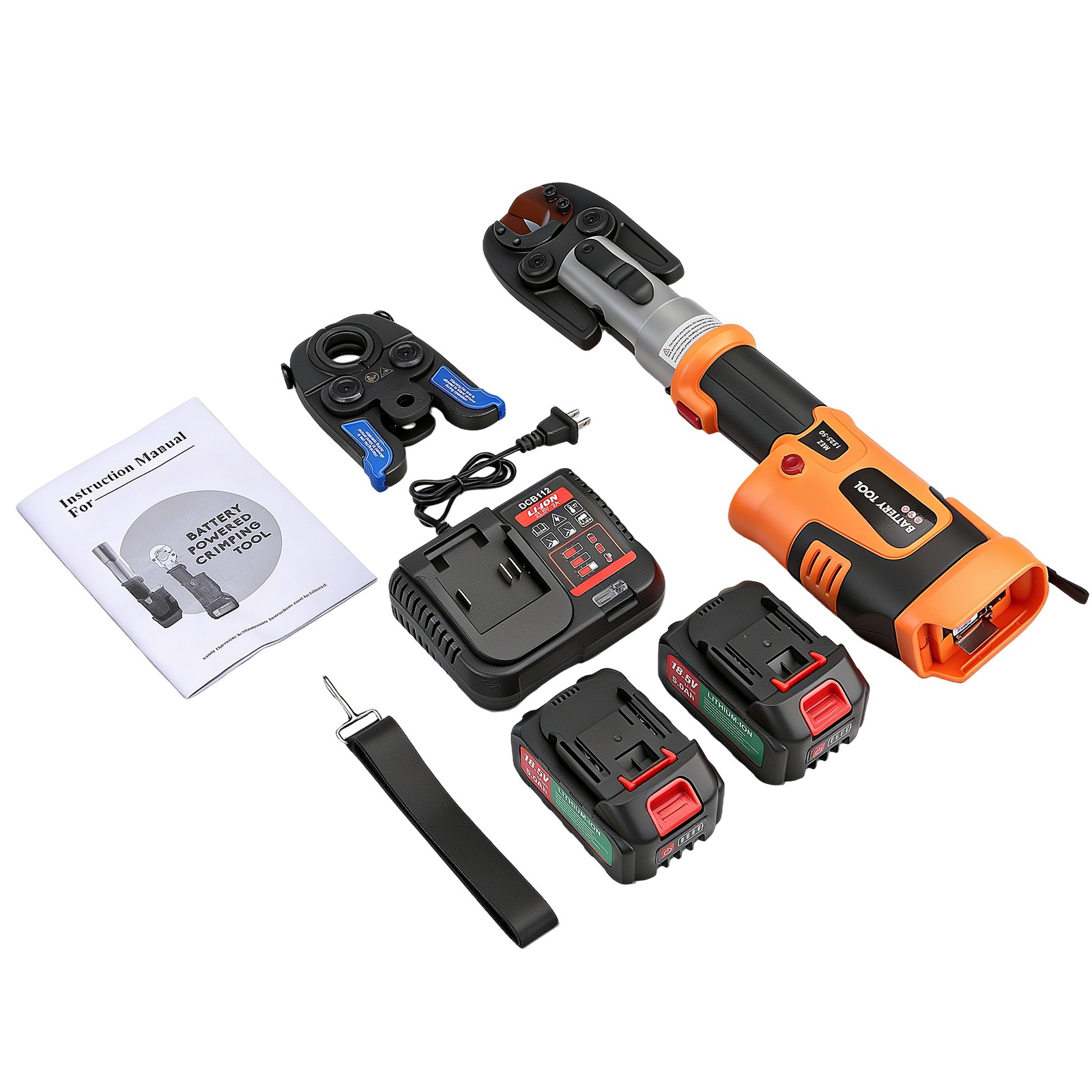 Compact Propress Tool Universal Jaws 2 * 18V 5.0AH Battery for Copper Pipe