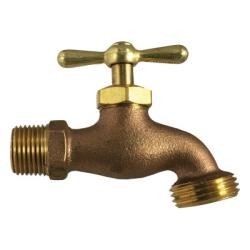 942171 Hose Bibb Valve, 3/4 in Nominal, MIP x GHT Connection
