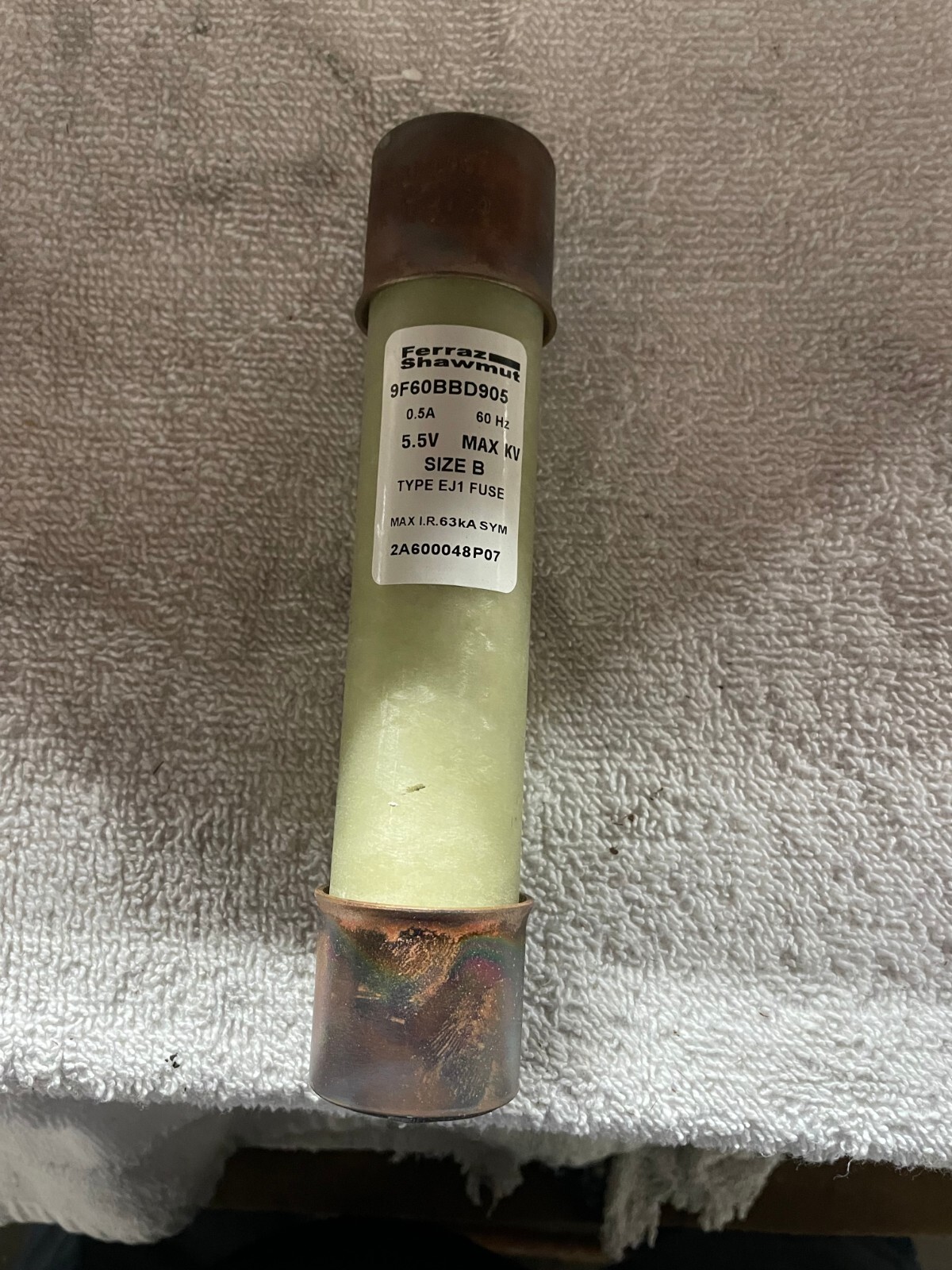 Factory Sealed Mersen Ferraz Shawmut 9F60BBD905 Current Limiting Fuse 0.5a Amp