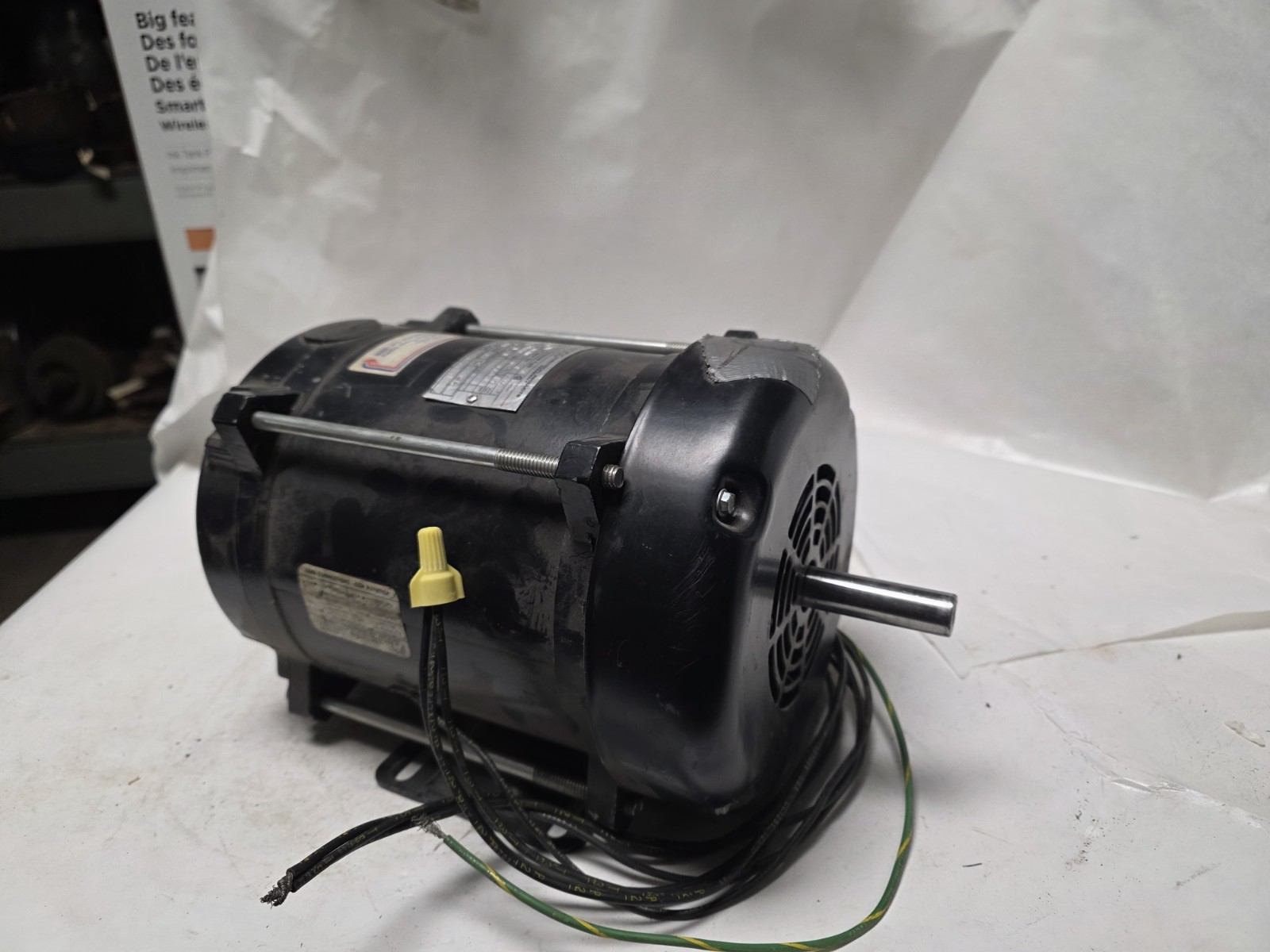A.O. Smith C56A17A21, 1/4 hp 1725 rpm. Explosion Proof Motor 115-230 1 Ph 56 Fr.