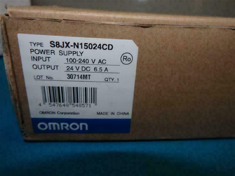 Omron S8JX-N15024CD S8JXN15024CD Power Supply 100-240VAC/24VDC,6.5A