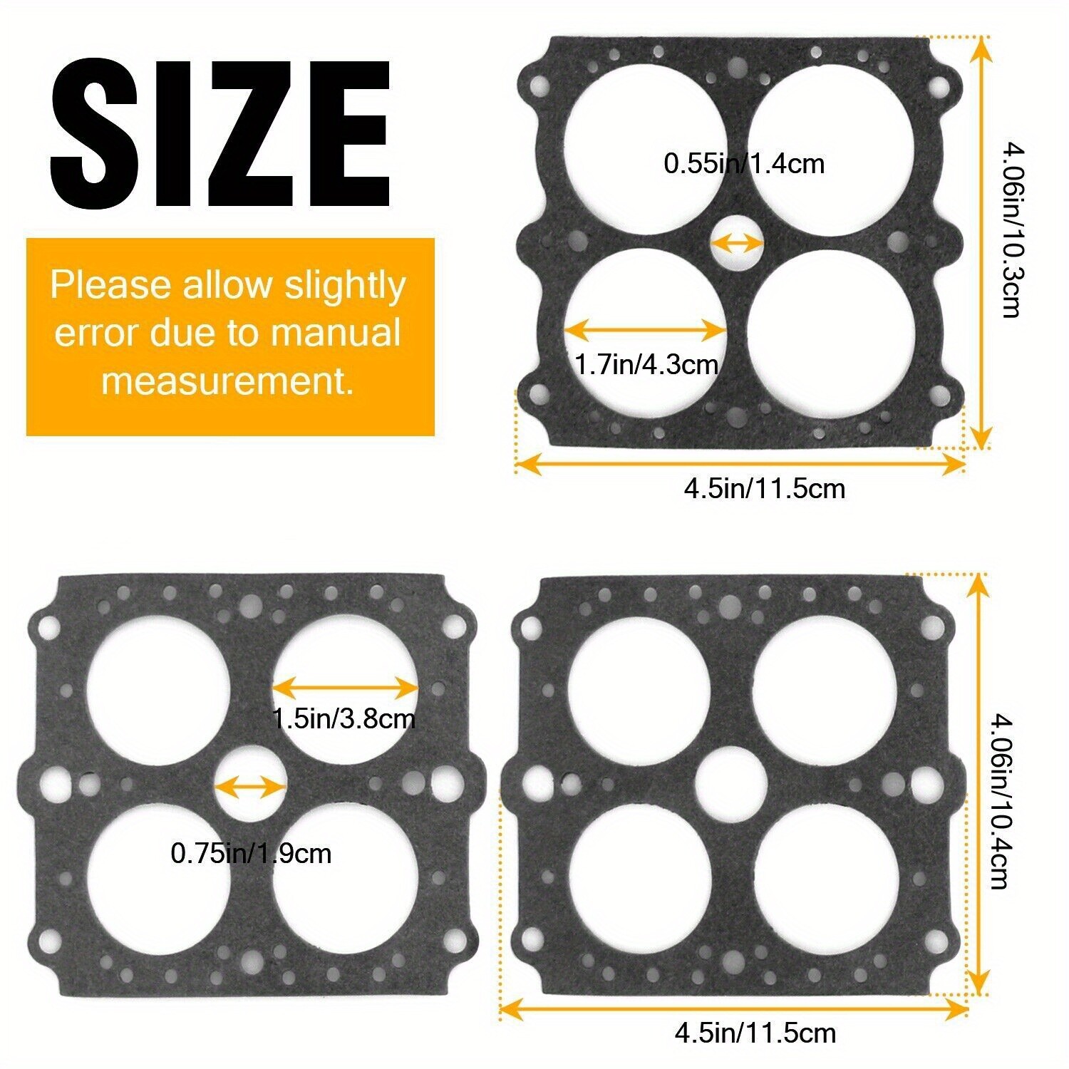 Carburetor Rebuild Kit – 390/600/750/850 CFM For Holley 4160 Carbs 1850 3310