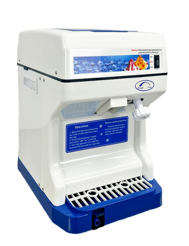 NSF Commercial Ice Shaver Snow Cone Maker 265lb/Hr Shaved Ice Machine 320 RPM