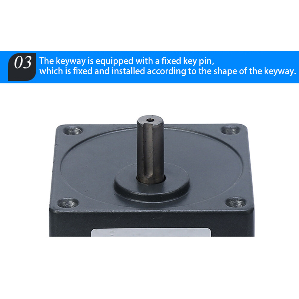 110V AC Electric Gear Motor & Variable Speed Reduction Controller 1:180 7.5RPM