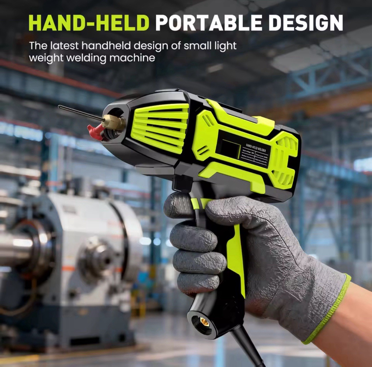 Portable Handheld ARC Welder 20-200A IGBT Stick Welding Machine Kit
