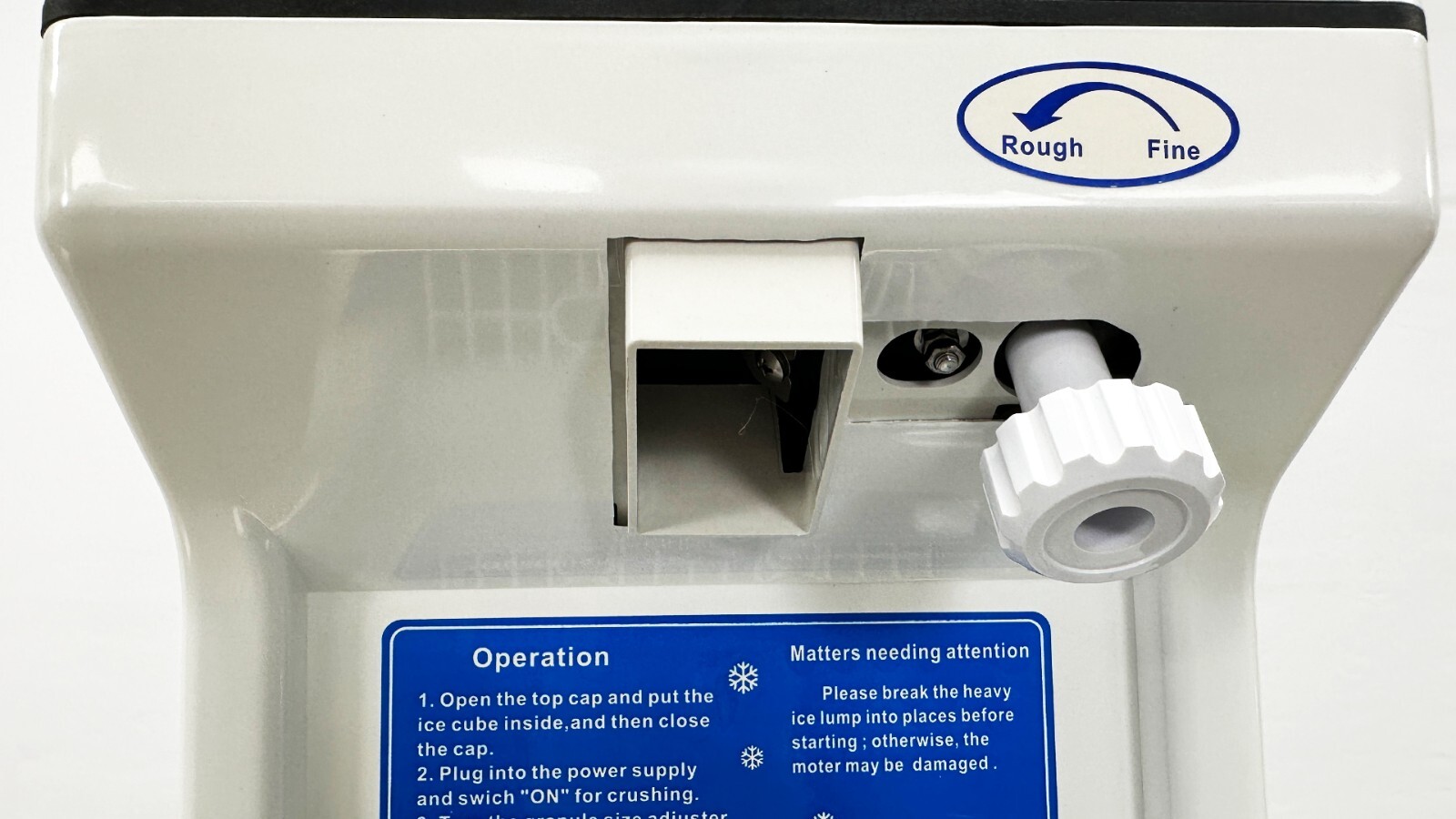 NSF Commercial Ice Shaver Snow Cone Maker 265lb/Hr Shaved Ice Machine 320 RPM
