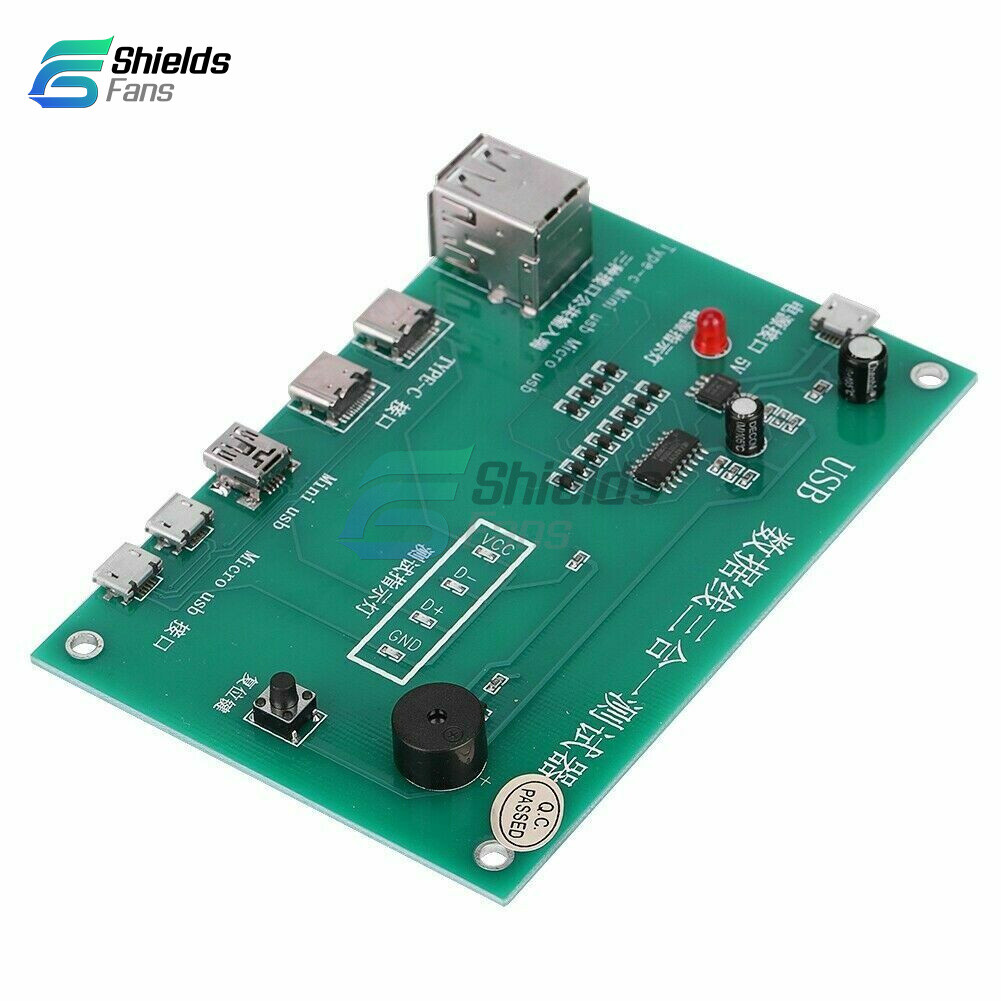Type-C Mini USB Micro-USB USB Cable Cord Triad Tester Board New for iOS Android