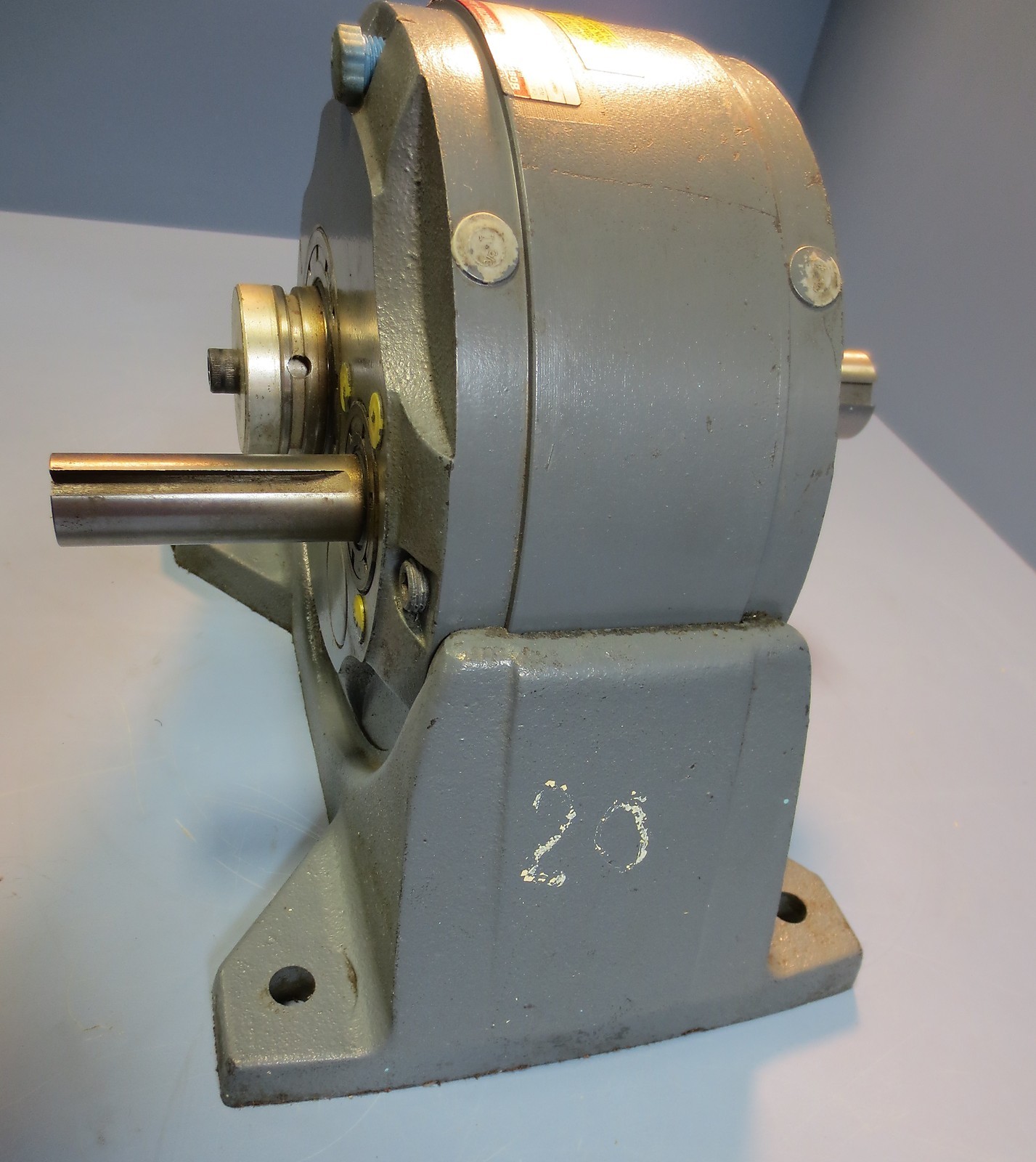Boston Gear Reductor Ratiomotor Cat. No. 231D-20 Model 001 20:1 2.430 HP Reducer