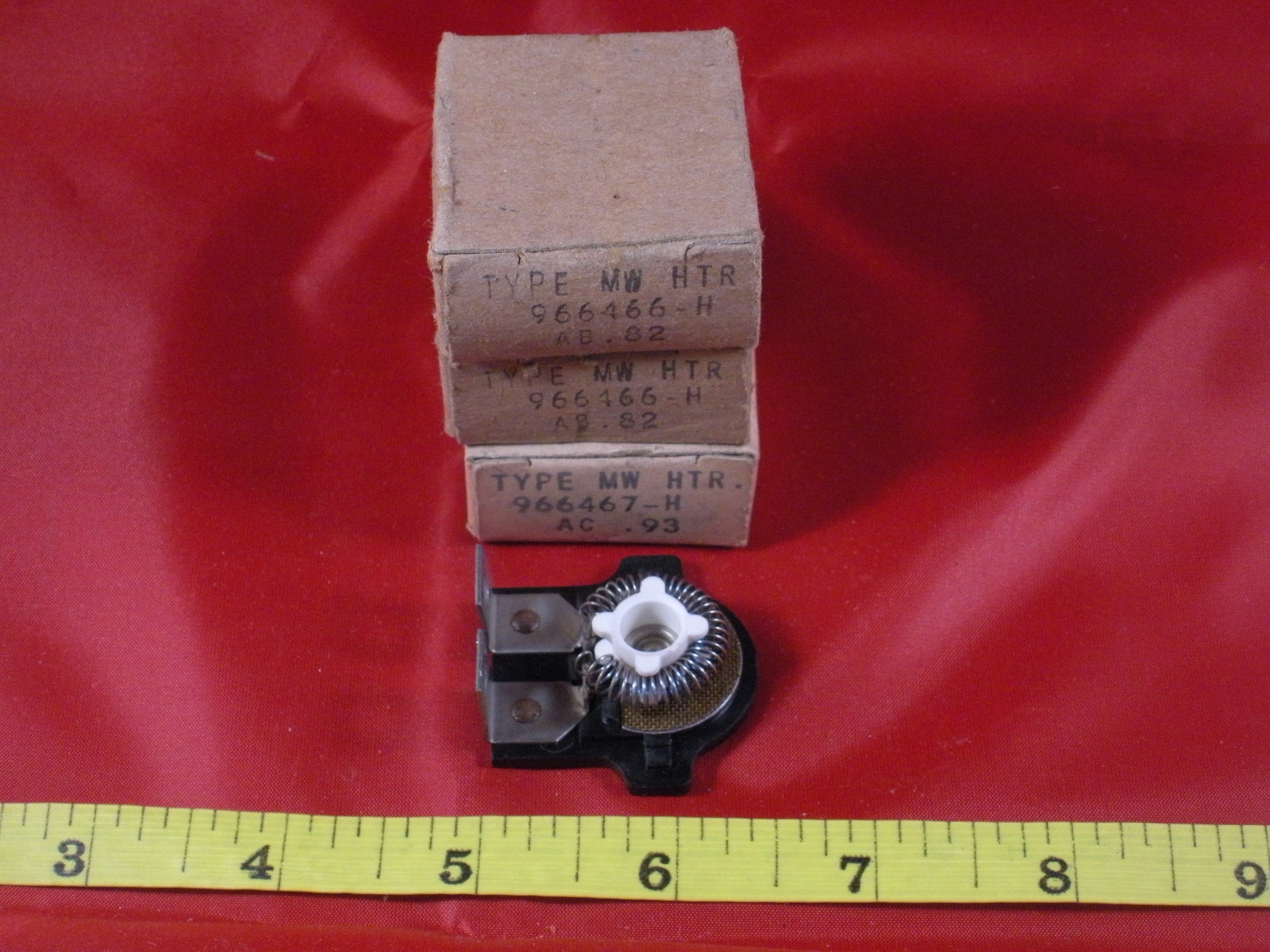 Westinghouse Lot of 3 Heaters (2) AB.82 (1) AC.93 MW Overload Coil AB .82 AC .93