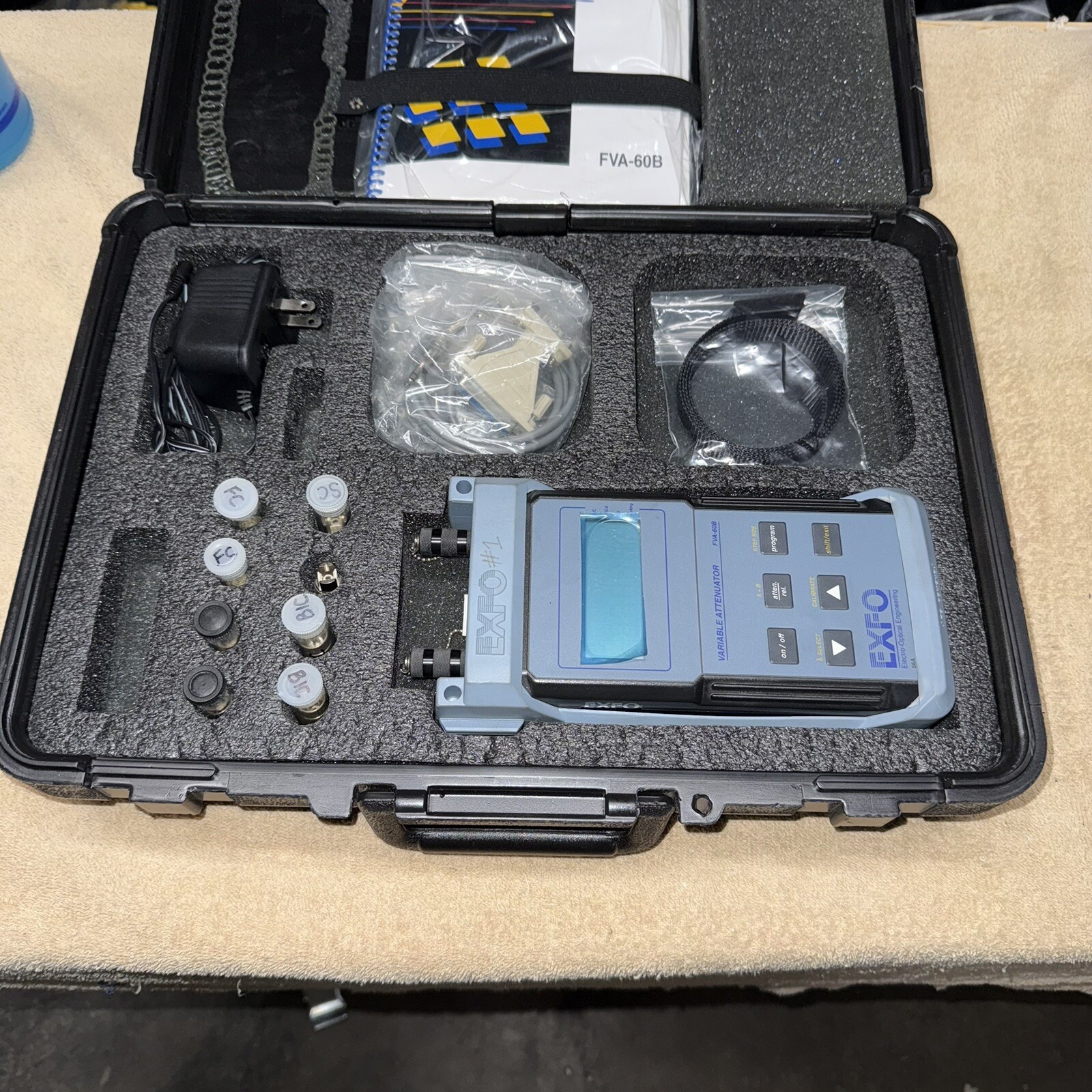 EXFO FVA-60B Fiber Optic Variable Attenuator Kit #2