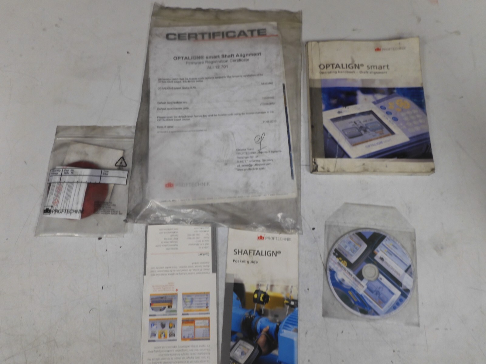 Pruftechnik Optalign Smart Laser Shaft Alignment Tool ALI 12.200 – QA70