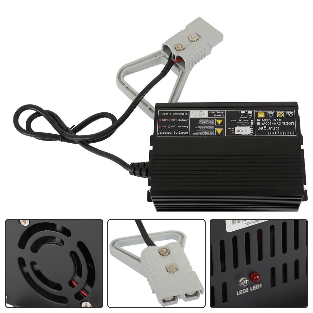 Pallet Jack Battery Charger w/ 175A Rating SB175 Connector 24Volt Floor Scrubber