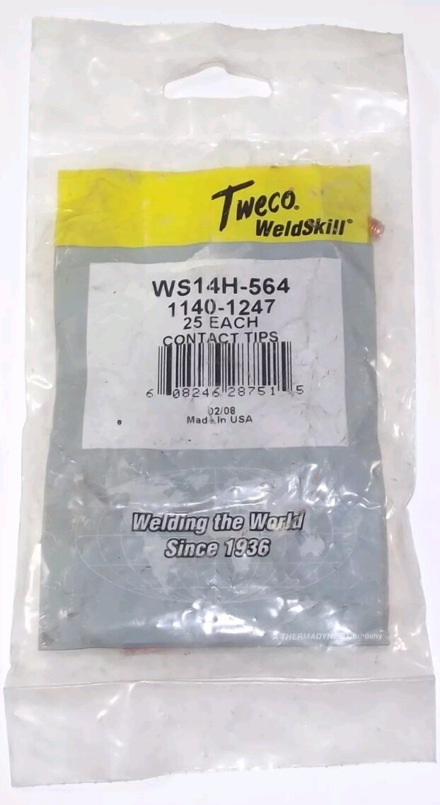 SET LOT 25 Tweco WS14H564 2.0MM Welding Contact TIPS MIG 1140-1209 FREE SHIP USA